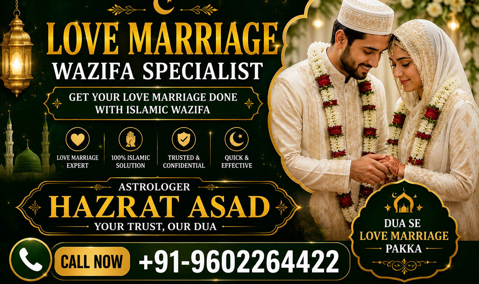 Astrologer Hazrat Asad Call +91-9602264422